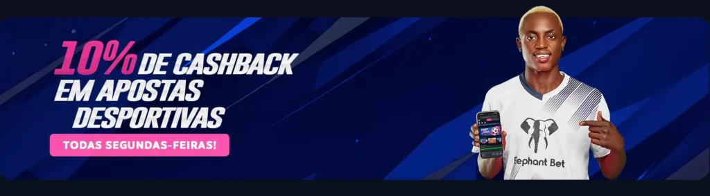 Cach back de 10% na elephant bet Angola - Angofoot