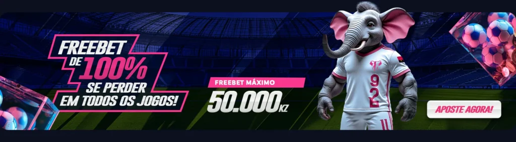 ilustração da promoção de reembolso de uma freebet de 100% se perder todos os jogos